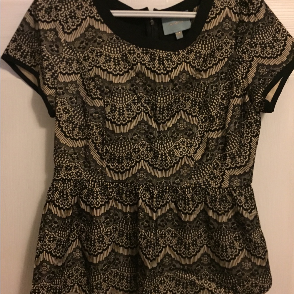 Dressy peplum top